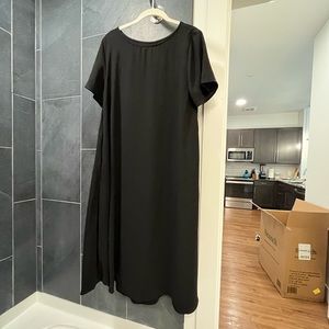 Oak + Fort Black Dress